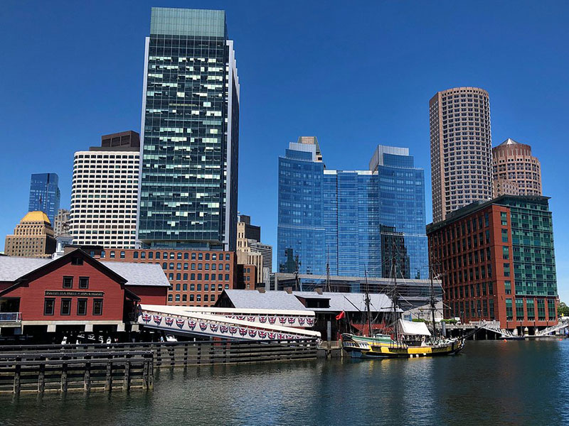 Boston city skyline  – Fly Cheap Fares